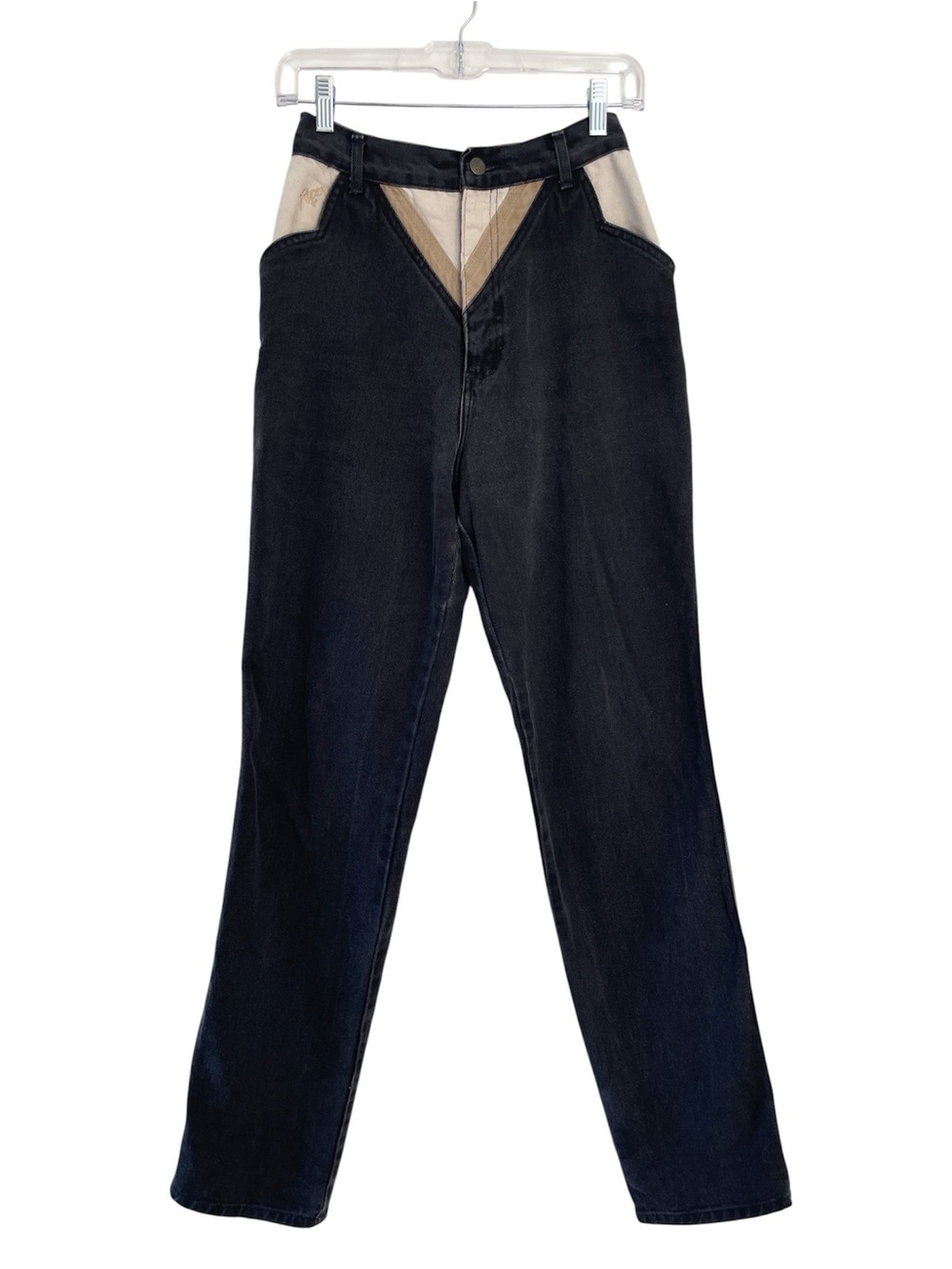 Vintage Roper Western Jeans Festival Cowboy Cowgirl Desert color block high rise